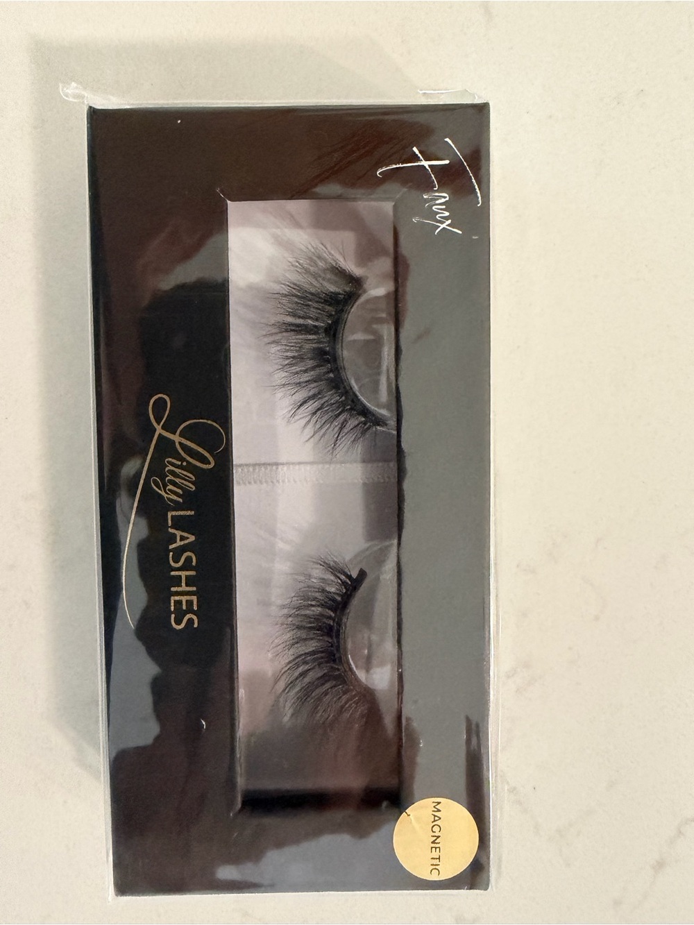 Lilly Lashes Faux Magnetic Dramatic Black Flared Lashes